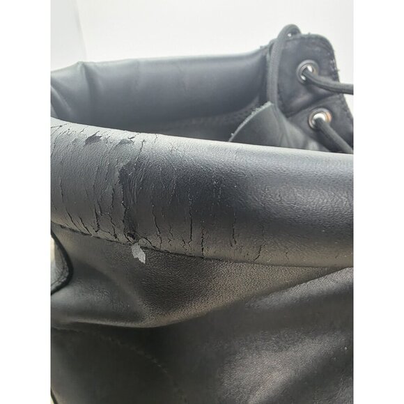 Dr Martens 292 Men's US 12 Ben 6 Eye Black Leather Combat Boots Made in Vietnam - Picture 7 of 9